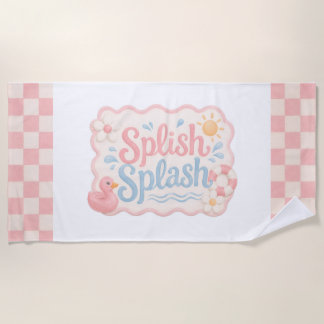 Serviette de plage pour fête au bord de la piscine