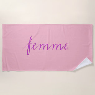 Serviette de plage pour lune de miel