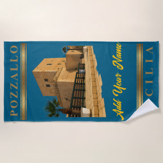 Serviette de plage Pozzallo Sicilia Torre Cabrera
