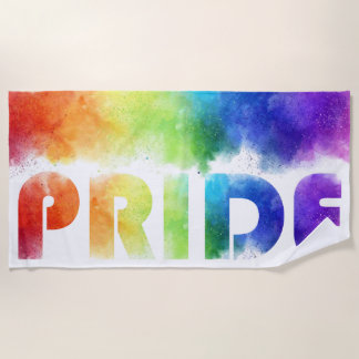 Serviette De Plage Pride arc-en-ciel