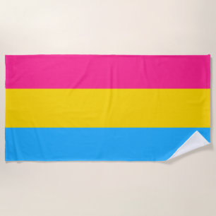 Serviette De Plage Pride transexuelle (drapeau panaché)