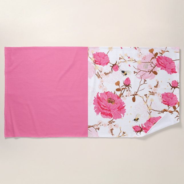 Serviette De Plage printemps (Devant)