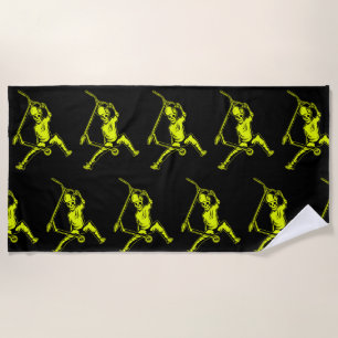 Serviette De Plage Pro Scooter Free Rider Traces