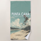 Punta Cana République Dominicaine Travel Art Vinta
