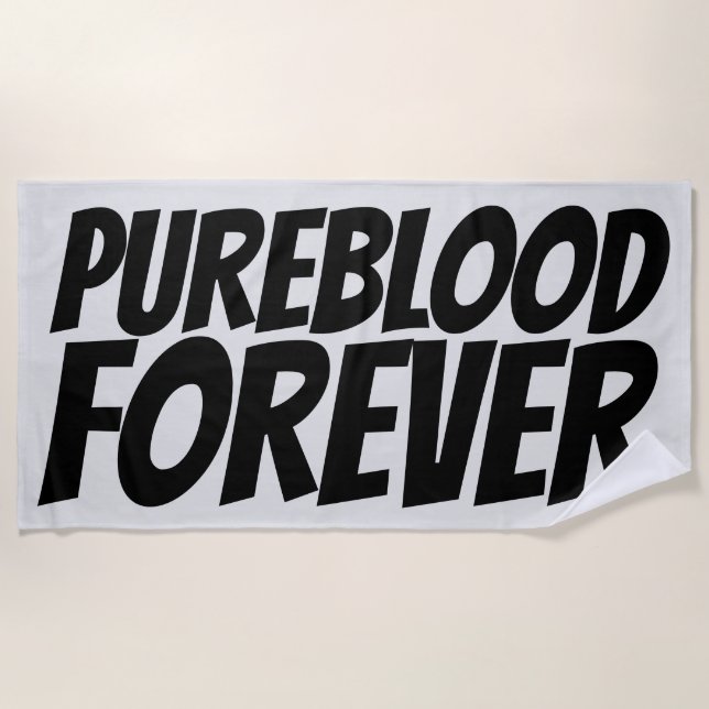 Serviette De Plage PUREBLOOD FOREVER Beach Towers (Devant)