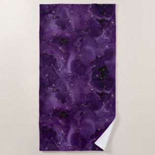 Serviette De Plage Purple Galaxy Series Design 8