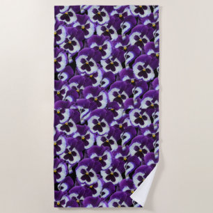 Serviette De Plage Purple Pany Bouquet