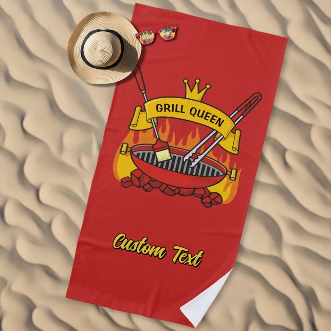 Serviette De Plage Queen Grill (Créateur téléchargé)