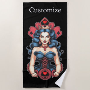 Serviette De Plage Queen of Spades Thunder_Cove