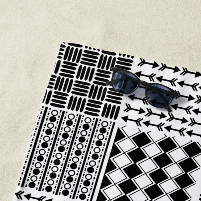 Serviette De Plage Quilt Boho (En situation)