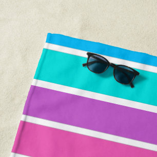 Serviette de plage Rainbow Stripe