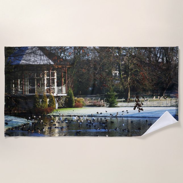 Serviette De Plage Rams Woerthe Tea House btcnm (Devant)