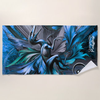 Serviette De Plage Raptor Inarrêtable – Puissance de Carburant, Domin