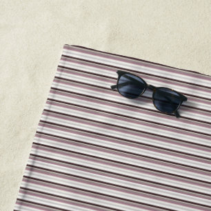 Serviette De Plage Rayures couleurs vintage