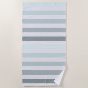 Serviette De Plage Rayures de menthe ombré