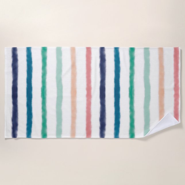 Serviette De Plage Rayures Seabreeze (Devant)
