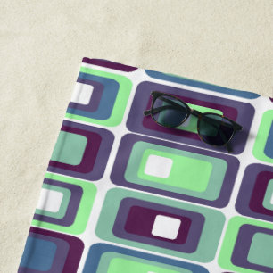 Serviette De Plage Rectangles empilées
