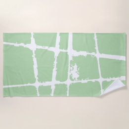 Serviette De Plage Refined White Light Grunge Modern Dirty Mesh