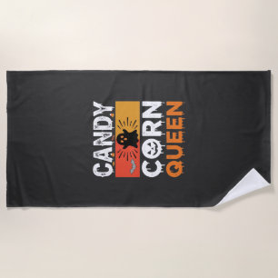 Serviette De Plage Reine de bonbons de Halloween SVG Design