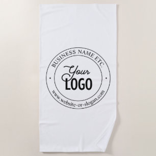 Serviette De Plage Remplacement et personnalisation faciles du logo