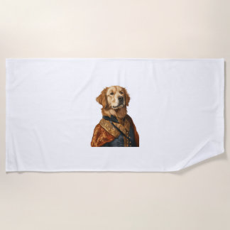 Serviette De Plage Renaissance Rover - Chien d'art classique