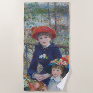 Serviette De Plage Renoir Deux Sœurs Terrasse Impressionnisme Françai