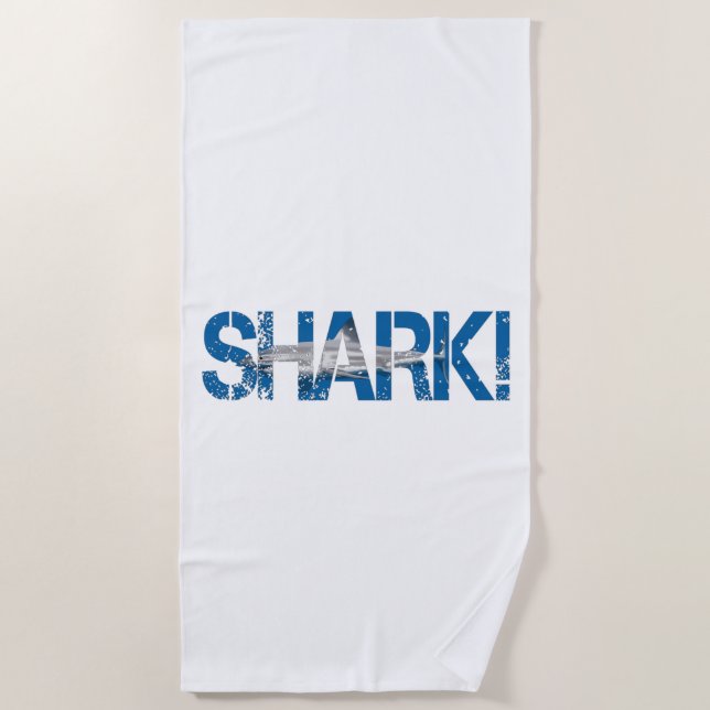 Serviette De Plage Requin! (Devant)