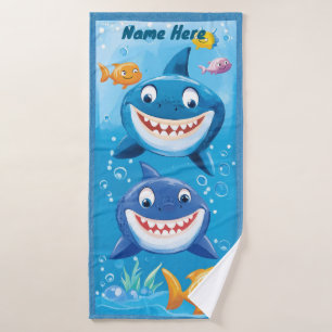 Serviette de plage Requin Mignon