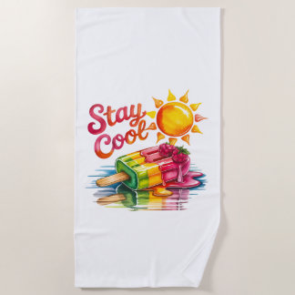 Serviette De Plage Restez Cool 