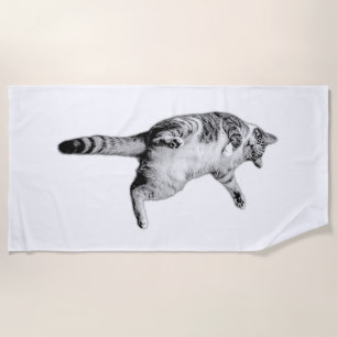 Serviette De Plage Retourner monochrome pour les jours ensoleillés