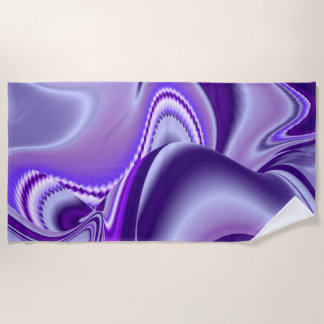 Serviette De Plage Rêves arc-en-ciel à fleurs violettes