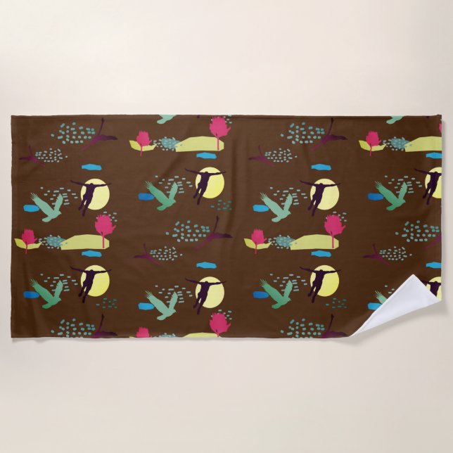 Serviette De Plage Rêveurs (Devant)