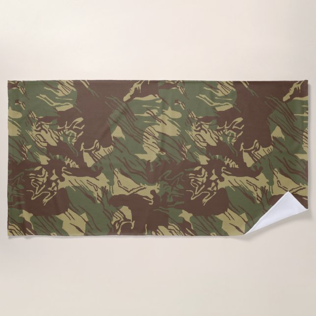 Serviette de plage Rhodesian CAMO (Devant)