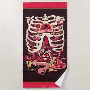 Serviette De Plage RICK ET MORTY™ Anatomie Park Rib Cage