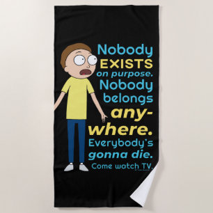 Serviette De Plage RICK ET MORTY™ Personne N'Existe À Titre Excepti
