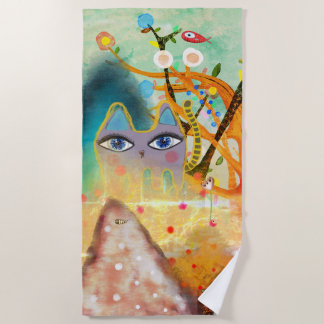 SERVIETTE DE PLAGE RIDEAU DE DOUCHE CHAT MONTAGNE RUPYDETEQUILA 2020