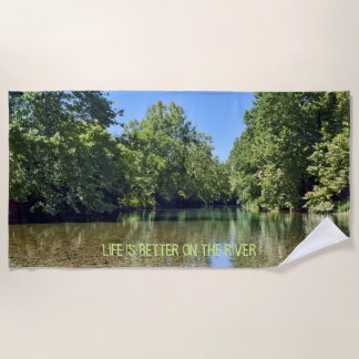 Serviette De Plage River Beach Towel