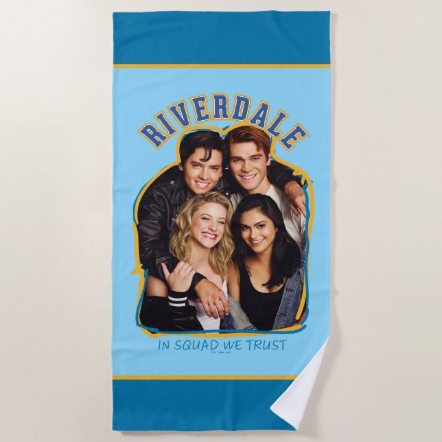 Serviette De Plage Riverdale - En Escadron Nous Fions (Devant)