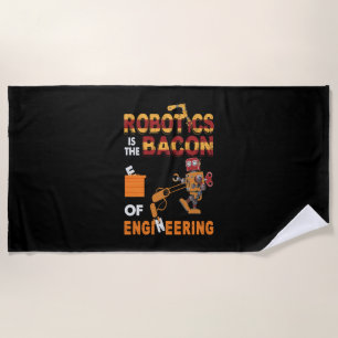 Serviette De Plage Robotique De L'Ingénieur