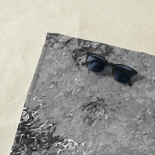 Serviette De Plage Rochers dans la mer, vue au-dessus 2