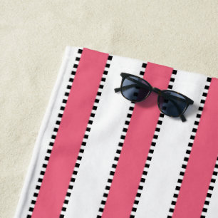 Serviette de plage rose Marie Antoinette
