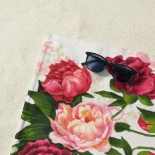 Serviette De Plage Roses roses