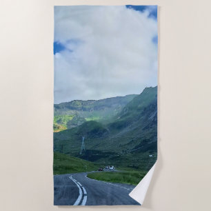 Serviette De Plage Route de Transfagarasan – Impression de la montagn