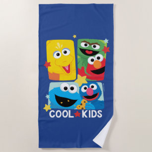 Serviette De Plage Rue Sésame   Enfants Cool