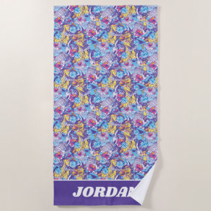 Serviette De Plage Rue Sésame  Motif de danse Super