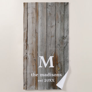 Serviette de plage Rustique Driftwood