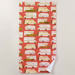 Serviette De Plage RV Campervan vanlife Motorhome Trailer PERSONNALIS