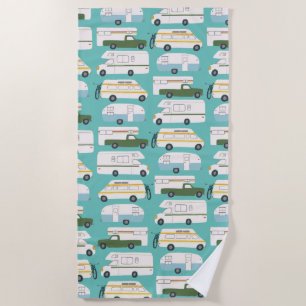 Serviette De Plage RV Campervan vanlife Motorhome Trailer PERSONNALIS