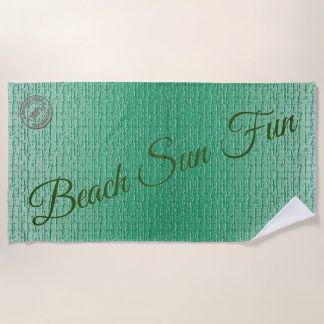 Serviette De Plage Sable tendance (Devant)