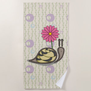 Serviette De Plage Sadie the Snail Beach Towel